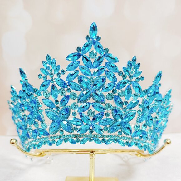 Mermaid crown, Fairy headpiece, bridal wedding crown, stunning silver crown main image 6